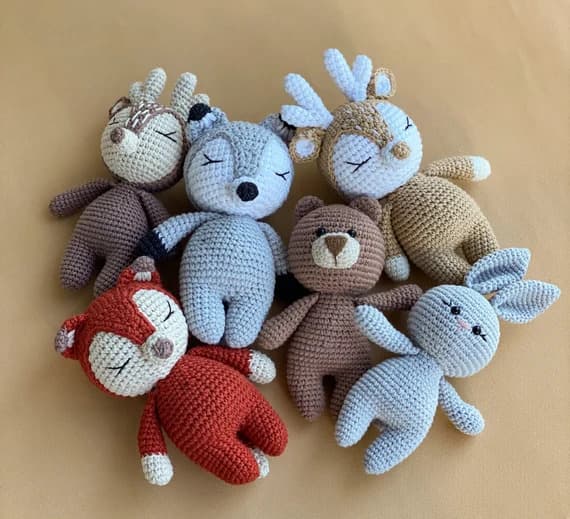 Handmade plush collection